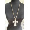 Free Shipping Fashion Alloy Cross Necklace