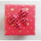 Free Shipping Stamp Loving Heart Square Box With Bow