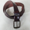 Fashion Dark Brown Leather Belt