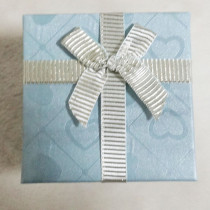 Free Shipping Loving Heart Square Box With Bow