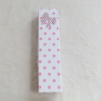 Free Shipping Pink Spot Box With Bow