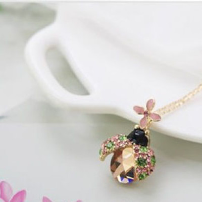 Free Shipping Ladybug Pendant Necklace