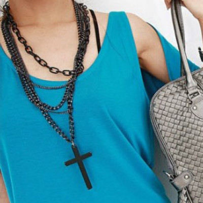 Free Shipping Easy Matching Cross Necklace