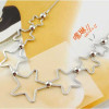 Free Shipping Hollo-out Five-pointed Star Pendant Necklace