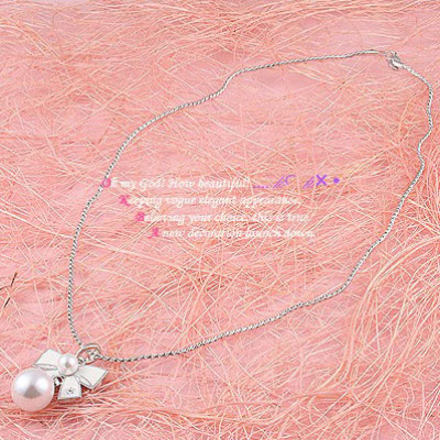 Free  Shipping Pearl Couple Necklace