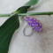 Big Flower Shape Shiny Ring