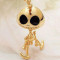 Free Shipping Bardian Skull Heads Pendant Necklace