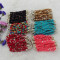 Fashion Lady's Multicolor Rice Beads Elastic Bracelet.
