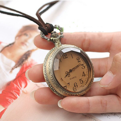 Free Shipping Pocket Watch Pendant Necklace