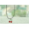 Free Shipping Crystal Cherry Pendant Necklace