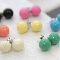 Colorful Ball Earrings