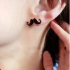 Cute Mousetache Shape Earrings