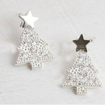 Free Shipping Christmas Tree Shape Earrings