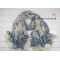 Blue And White Porcelain Pattern Scarf
