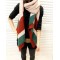 Overlength Coloe Matching Scarf