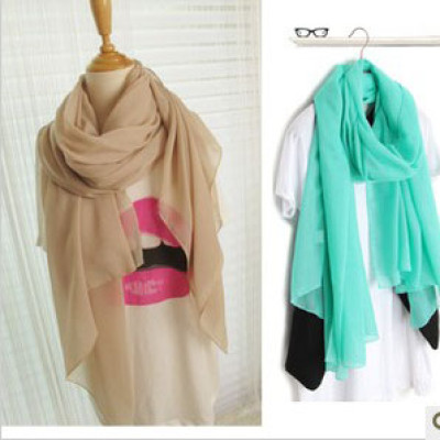 Whole Colored Long Scarf