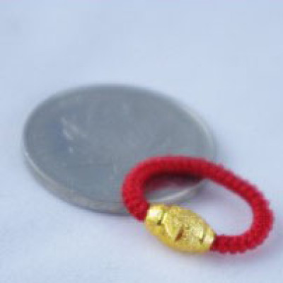 Alloy Ring With Bead