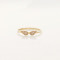 Angle's Wing Shape Ring With Rhinestones