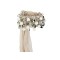 Vintage Jewelry myth Crystal Pearl Drop Chiffon Braided Bracelet Bangle