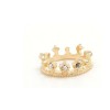 Crown Ring With Rhinestones