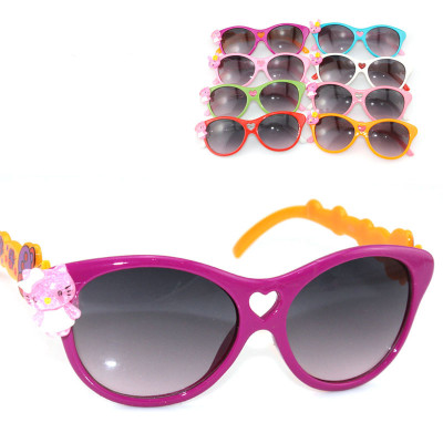 Butterfly Decoration Children's Sunglasses With KT Cat Rabbit Cartoon