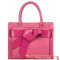 2012 New Fashion- Lady's Vintage Leather Handbag With Bow