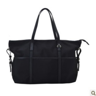 Lady's Big Leisure Shoulder Bag Made By Leather