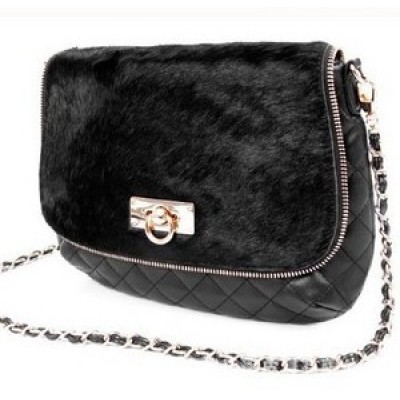 New Winter Wholesale Horse Hair The Leather Shoulder Bag