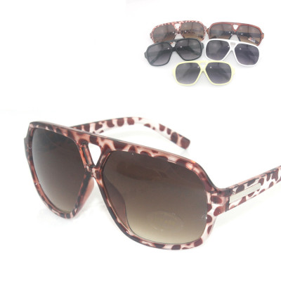 Retro Large Frame With The Dubble Beam For Men's And Women's Sunglasses