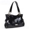 [Free Shipping]2012 Autumn New Crocodile Pattern Red Gem Leather Shoulder Female Package