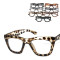 Free Shipping New Big Black Box Of Retro Glasses For Leopard Control People Sunglasses