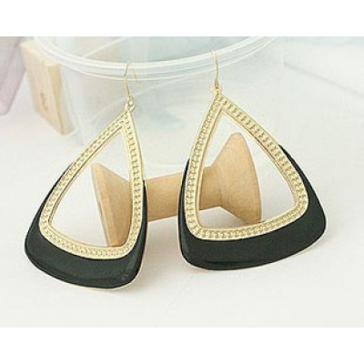 Free Shipping Fashion women triangular Drop Earrings