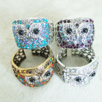 [Free Shipping] Fashion Alloy Bracelet With Owl Shape Pattern