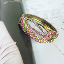 [Free Shipping]  Hollow-out  Fashion Alloy Bracelet With Irregular Pattern