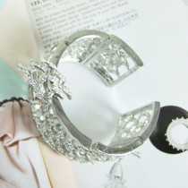 [Free Shipping]  A Set Of Bracelet And Ring With Rhinestones