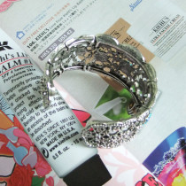 [Free Shipping]   Hollow-out  Fashion Alloy Bracelet With Rhinestones