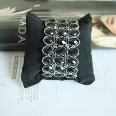 [Free Shipping ]  Elastic  Fashion Alloy Bracelet With Rhinestones