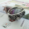 [Free Shipping ]    Hollow-out Fashion Alloy Bracelet With Flower Patterns