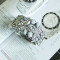 [Free Shipping ]  Fashion Alloy Bracelet With Resin Gem And Rhinestones
