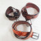 [Free Shipping] Genuine Leather Belt With Lozenge  Patterns
