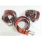 [Free Shipping] Genuine Leather Belt With Oval-shaped  Patterns