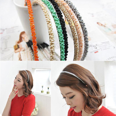 Free Shipping Hand-beaded With Fishing Line Headband Ladies Hair Accessories