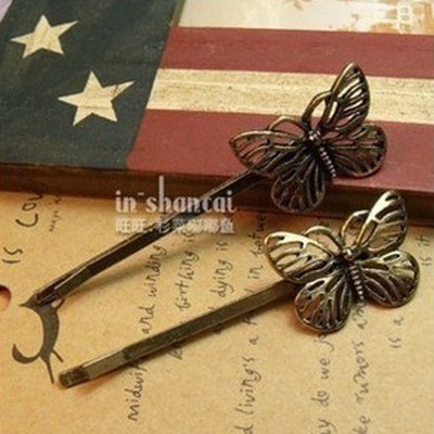 Free Shipping Europe And The United States Retro Butterfly Hairpin