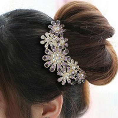 Free Shipping Crystal Diamond Hair Ornaments Hair Clasp