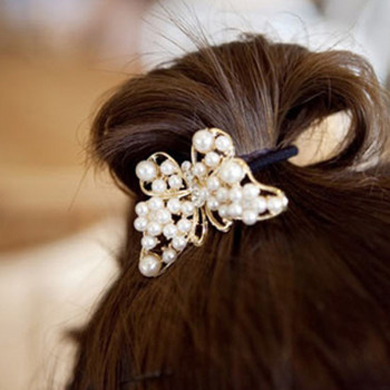 Free Shipping Europe And The United States Fashion Sweet Pearl Bow Headband