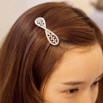 Free Shipping Exquisite Models Beautiful Diamond Pearl Bow Lady Hairpin