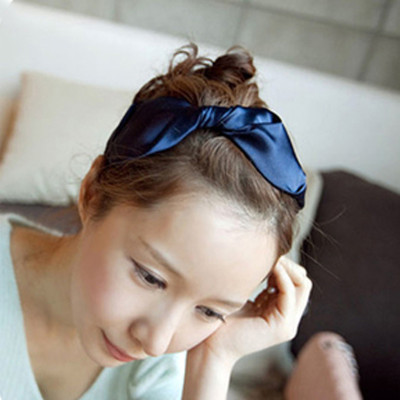 Free Shipping Satin Bow Hair Hoop The Luxurious Qualities Hairband