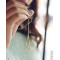 Free shippingFashion Jewelry Heart knots gold pierced Heart Pendant Necklace girl