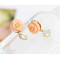 Free shipping Fashion jewelry fine lady sparkling CZ Pendant Earring girl rose