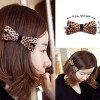 Free Shipping Leopard Bow Barrette Clip Hairpin